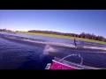 Gopro  winter water skiing