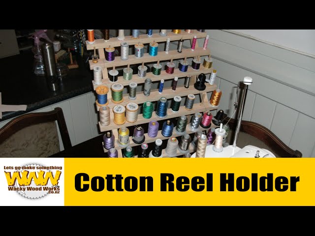 Cotton Reel Holder - Wacky Wood Works 