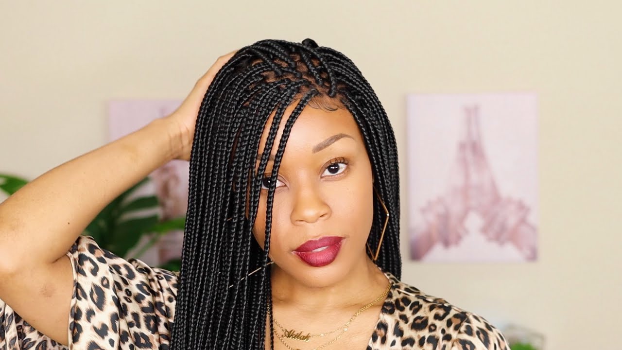 NeatandSleek  Brown Small box braided wig