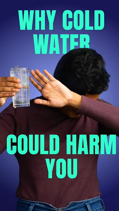 Is drinking cold water bad for your health? #shorts #water #coldwater #drinkprime