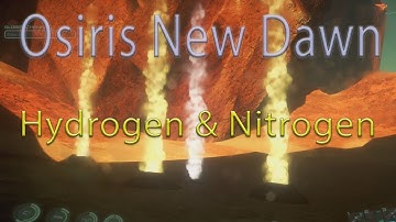 Hydrogen and Nitrogen location in Osiris New Dawn