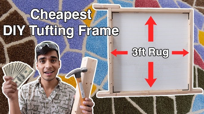 How to build a frame for rug tufting 