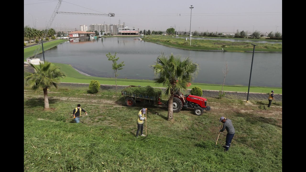 Şanlıurfa Belediyesi park ve bahçeleri yaza hazır hale getiriyor