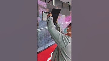 This upside down LED module is being adjusted. #ledvideowall #leddisplay #ledscreen  #ledmodule