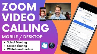 How to use Zoom Cloud Meeting || Desktop and Mobile App Guide. screenshot 4