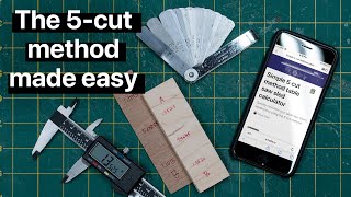 The 5-cut method made easy | Squaring a Table Saw Cross-Cut Sled in 5 minutes