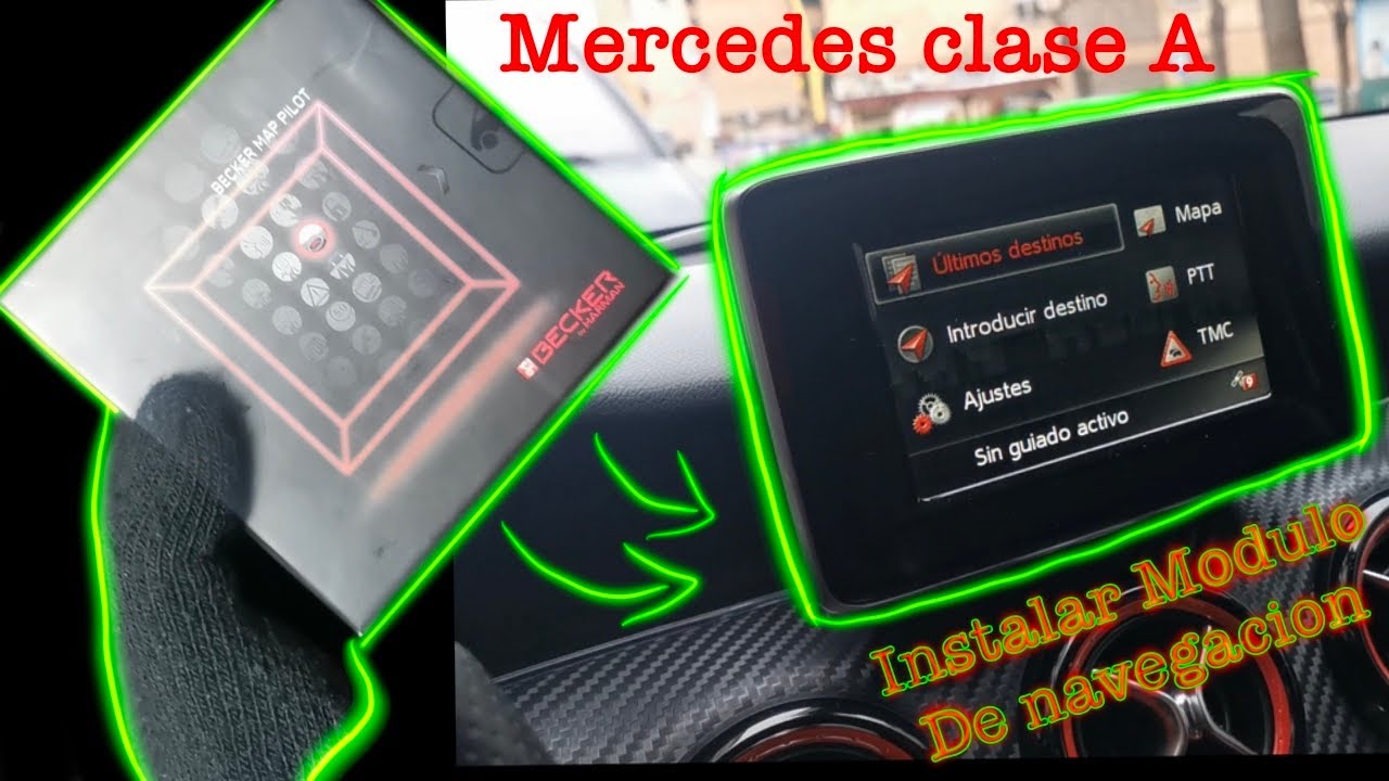 Instalación navegador 9 Mercedes Clase E - Alcasonido