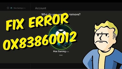How To Fix Xbox One / Series X/S Error Code 0x83860012