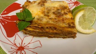 How to prepare Italian lasagna with béchamel