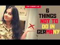 ജർമനിയിൽ ചെയ്യരുതാത്ത 6 കാര്യങ്ങൾ | Things you should not do in Germany | Germany Malayalam Vlog |