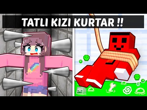 TATLI KIZ TUZAĞA DÜŞTÜ !! - Minecraft