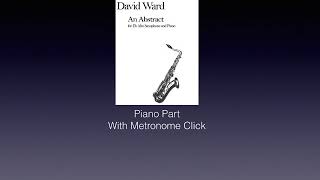 David Ward An Abstract Piano Accompaniment (with metronome click)