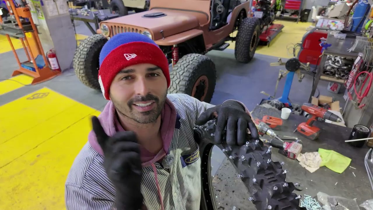 Çivili Lastik Yapımı | How To Make | Studded Tyre