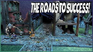 MODULAR Stone Road Wargaming Terrain Build for Frostgrave, D&D, or Mordheim!