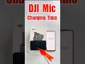 Dji Mic Charging Test | Wireless Microphone #dji #microphone #shorts