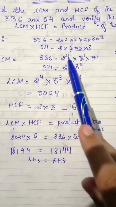 find-lcm-and-hcf-of-336-and-54-and-verify-lcm-hcf-product-of-two