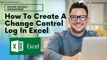How To Create A Change Control Log In Excel