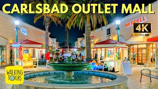 Carlsbad Premium Outlet Mall | San Diego Travel | 4K Walking Tour - YouTube