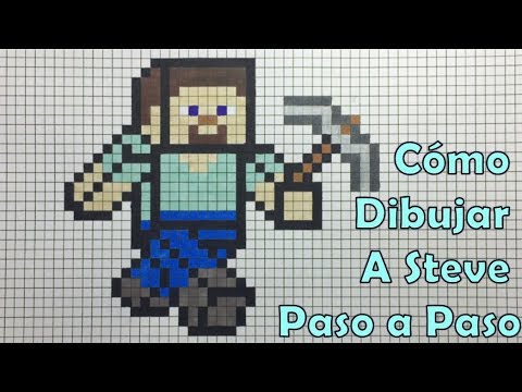 Cómo Dibujar a Steve de Minecraft en 8-bit o Pixel Art TUTORIAL PASO A  PASO! - thptnganamst.edu.vn