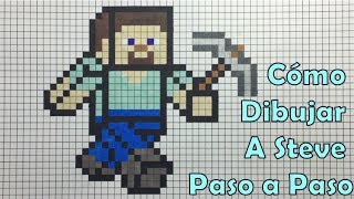 Cómo Dibujar a Steve de Minecraft en 8-bit o Pixel Art TUTORIAL PASO A  PASO! - thptnganamst.edu.vn