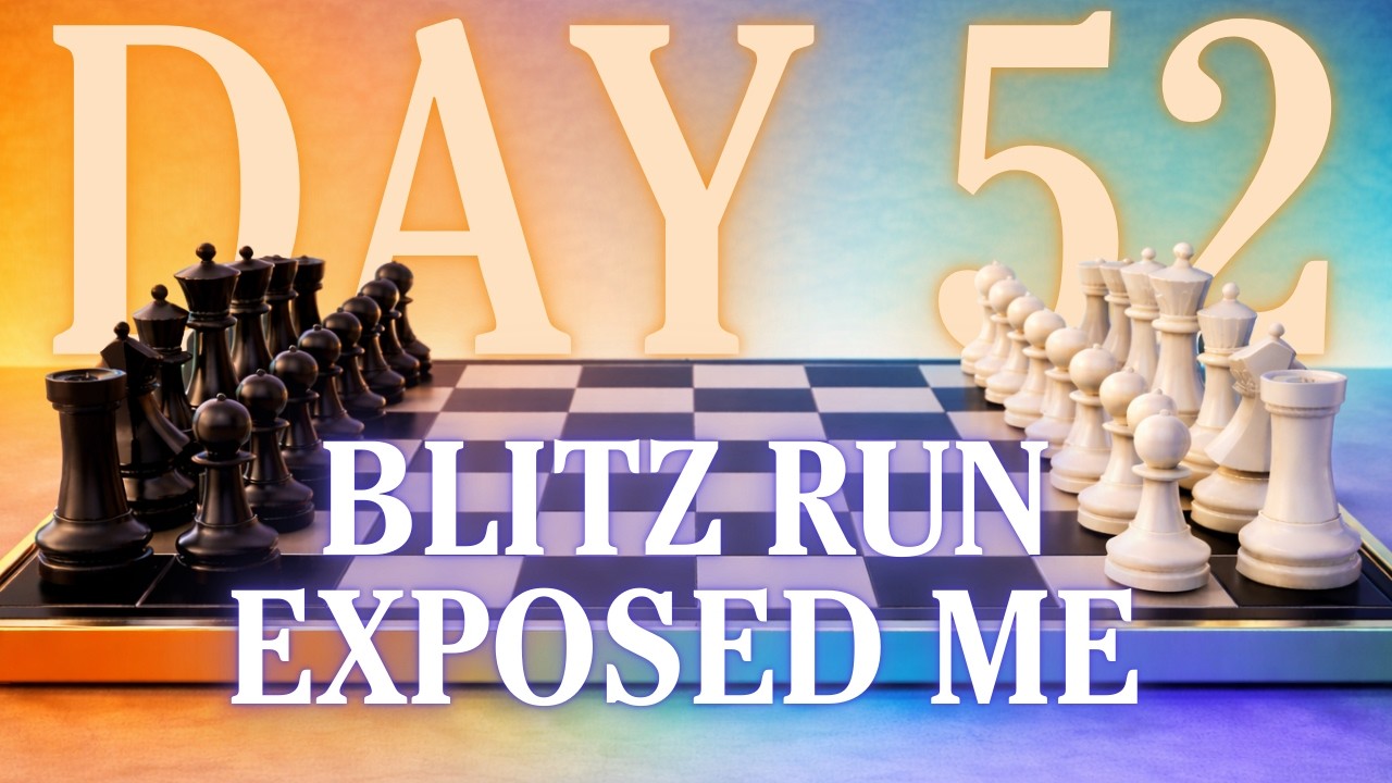 This blitz chess run exposed everything good, bad, and ugly ...