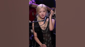 Rosé revealed the first original version of APT  😱 #blackpink #rosé #shorts