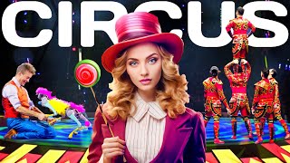 NEW 2024 Circus Greatest Show on Earth  AI Dog ‍ Air Twin Girls Ringling Bros & Barnum and Bailey
