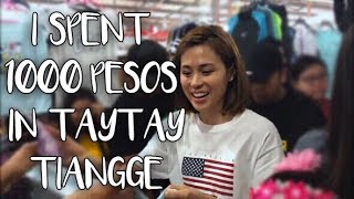 I Spent 1,000 Pesos in Taytay Tiangge | Toni Gonzaga