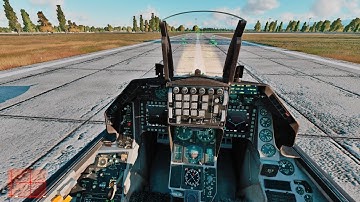 DCS F-16C Cockpit Landing in Kutaisi