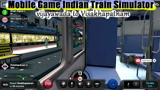 👌Vijayawada To Visakhapatnam Train journey in Indian Train Simulator Mobile Game screenshot 3