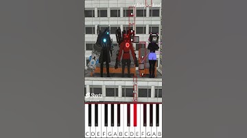 Who Will Be The Chosen One ? (@BabySchool.) Skibidi Toilet Animation - Octave Piano Tutorial