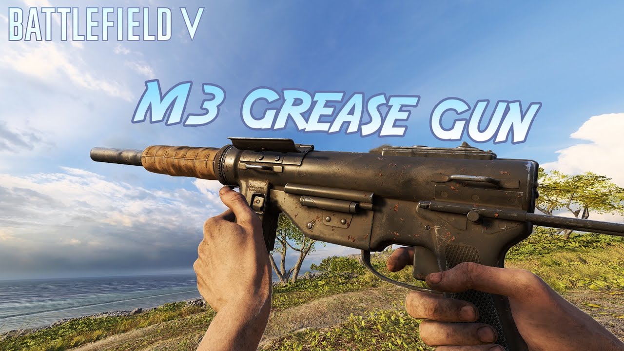 SUPRESSED M3 Grease Gun SMG Medic Class BFV YouTube