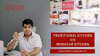Traditional Kitchen v/s Modular Kitchen (Pros and Cons)