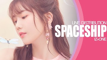 Spaceship - IZ*ONE (Line Distribution)
