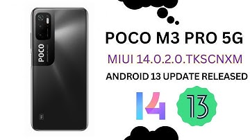Poco M3 Pro 5G & Redmi Note 10T MIUI 14 Stable Update Released | Poco M3 Pro Android 13 Update 😍😍