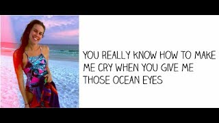 Video thumbnail of ""Ocean Eyes" - Cimorelli & LaurDIY (Cover - Lyrics)"