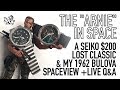 Live Q&A + Unveiling My Latest $200 "Total Recall" Arnie Seiko & Bulova Spaceview Watch