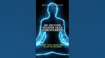 Activate Your Higher Self in 60 Seconds ✨Higher Self Embodiment 🤍 #shorts #microsession #meditation