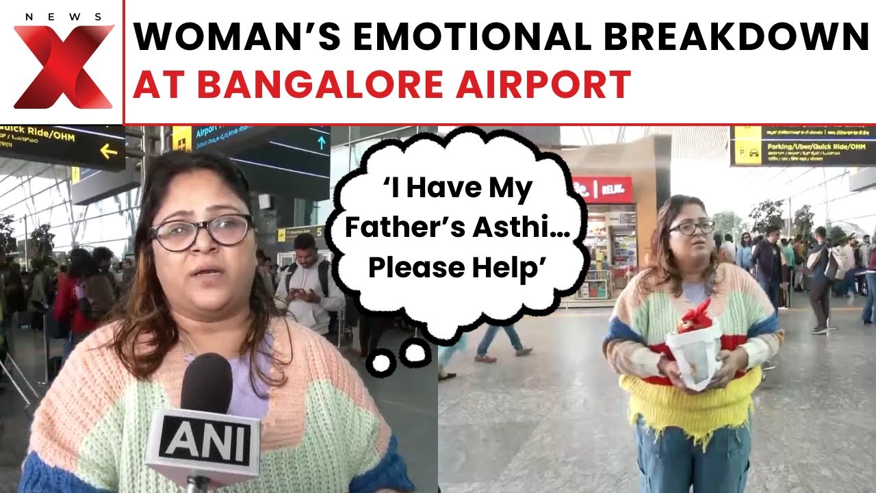 Indigo Flight Cancelled: Woman Stranded with Father’s Asthi Pleads for Help to Reach Haridwar