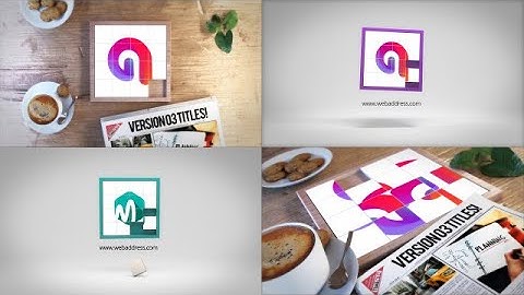 Puzzle Logo Reveals After Effects Templates