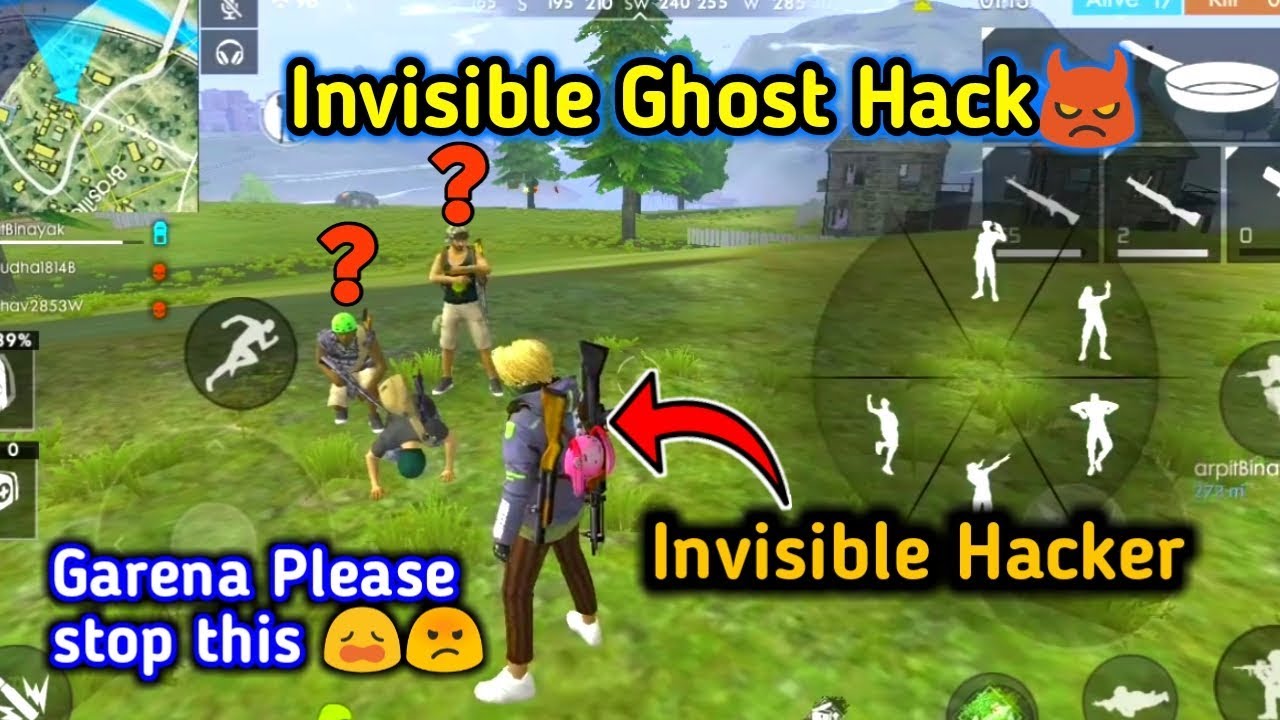 Invisible Hacker In Free Fire 