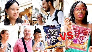 外国人が日本のお菓子（ポテチ）の食べ比べで思わず笑みが溢れてしまった味は？What Japanese snacks do people from different countries prefer?