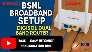 BSNL Broadband Setup in Digisol Dual Band Router 2025 | Easy Internet Configuration Guide screenshot 4
