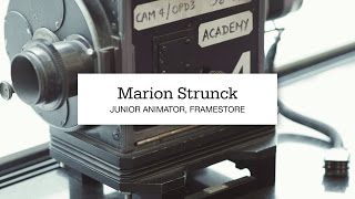 Marion Strunck, Junior Animator at Framestore