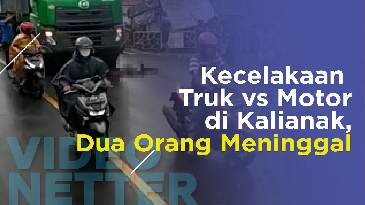 Kecelakaan Truk vs Motor di Kalianak, Dua Orang Meninggal
