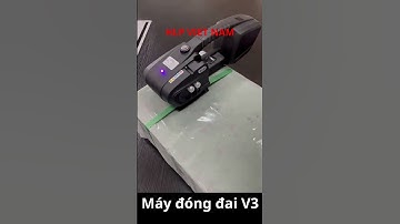 Máy đóng đai dùng pin 3 trong 1, sử dụng cho dây đai nhựa PP và PET #maydongdaidungpin