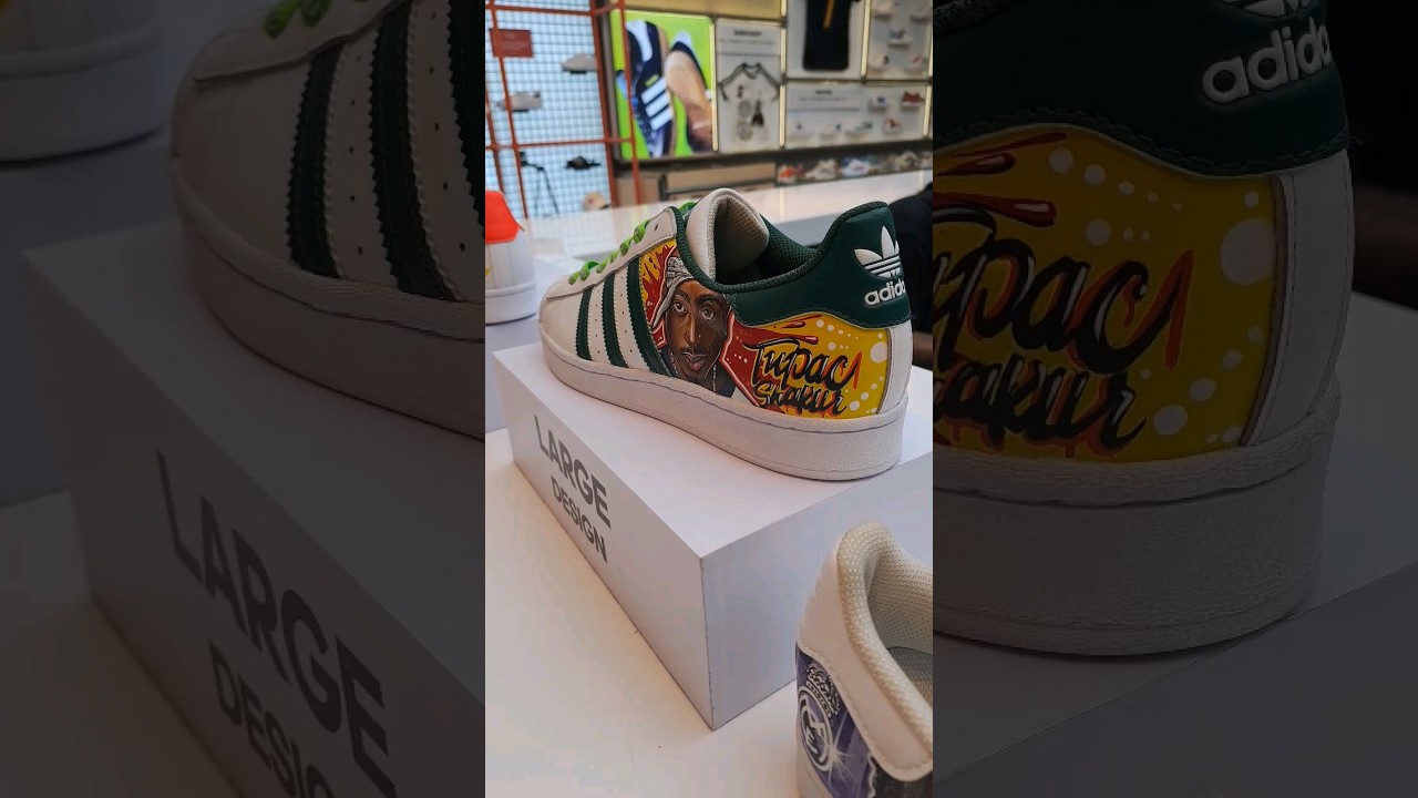 Adidas custom edition Tupac Shakur