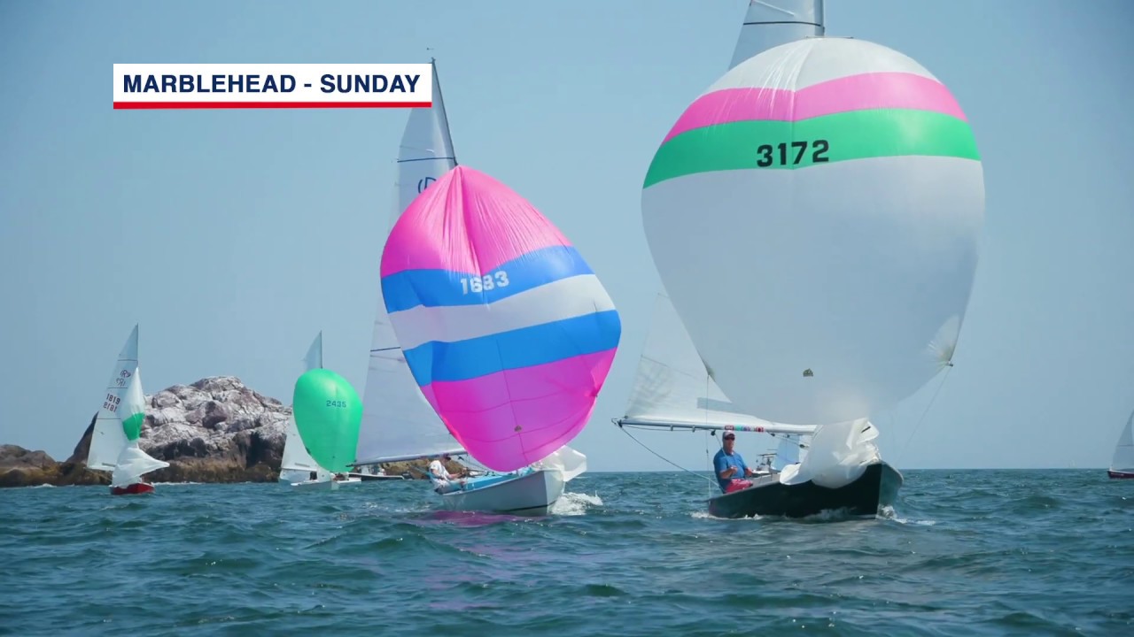2019 Helly Hansen NOOD Regatta at Marblehead Race Week Sunday Highlights