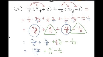2.1 Simplifying Algebraic Expressions