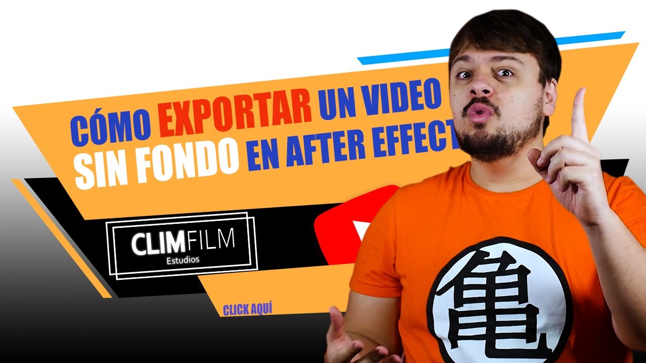 Exportar Video Sin Fondo After Effects